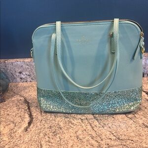 Kate Spade Green Sparkle Tote